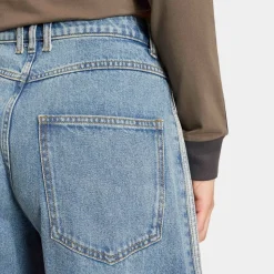 High Rise Barrel Leg Denim Pant