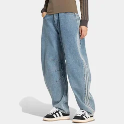 High Rise Barrel Leg Denim Pant