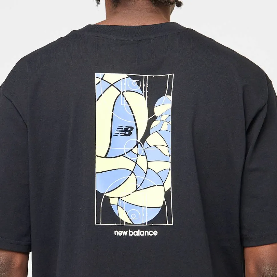 Hoops Mosaic Court Graphic T-Shirt