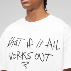 It All Works Out Wording Oversize Tee