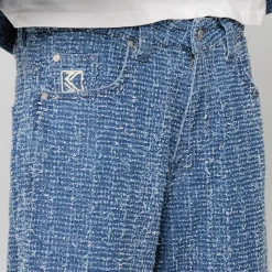 Jeans Distressed Denim Jorts
