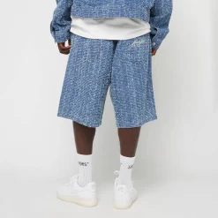 Jeans Distressed Denim Jorts