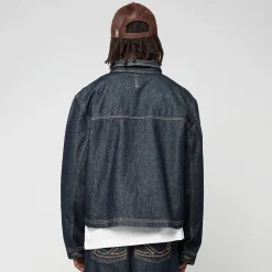 Kani Jeans Cropped Rinsed Denim Jacket