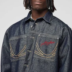 Kani Jeans Cropped Rinsed Denim Jacket