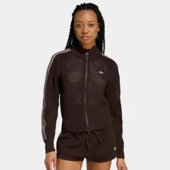 Knitted Crochet Firebird Track Top