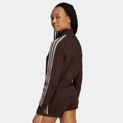 Knitted Crochet Firebird Track Top