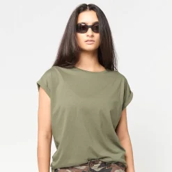 Ladies Extended Shoulder Tee
