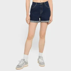 Ladies High Waist Denim Shorts