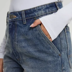 Ladies Tapered Baggy Jeans