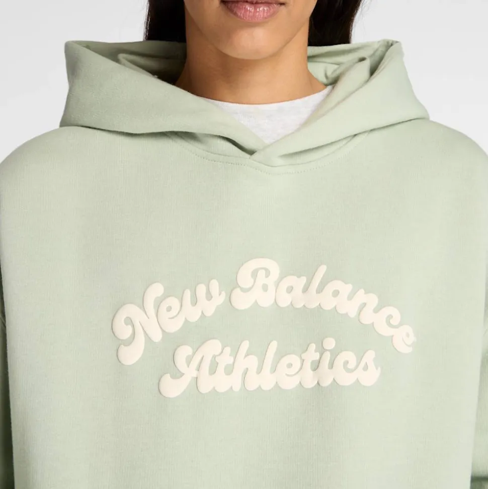 Linear Heritage Fleece Long Hoodie