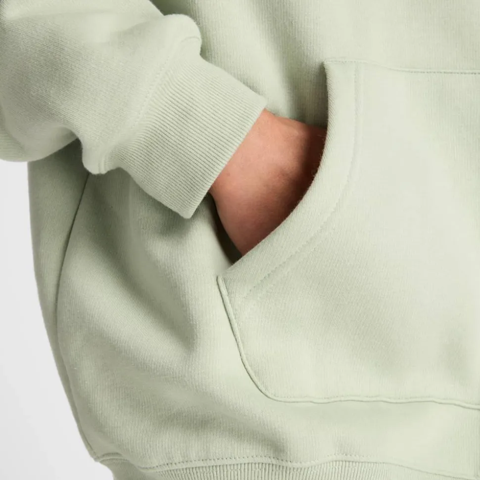 Linear Heritage Fleece Long Hoodie