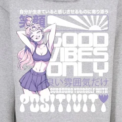 Manga Girl Fluffy Hoody