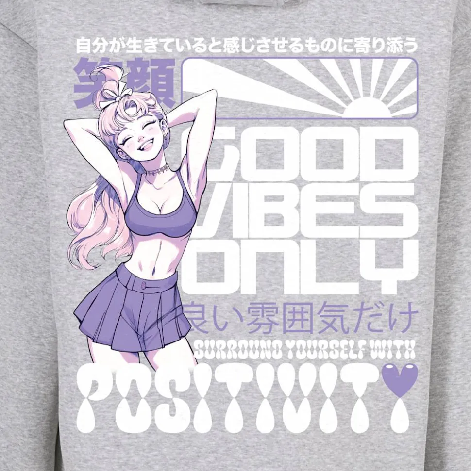 Manga Girl Fluffy Hoody