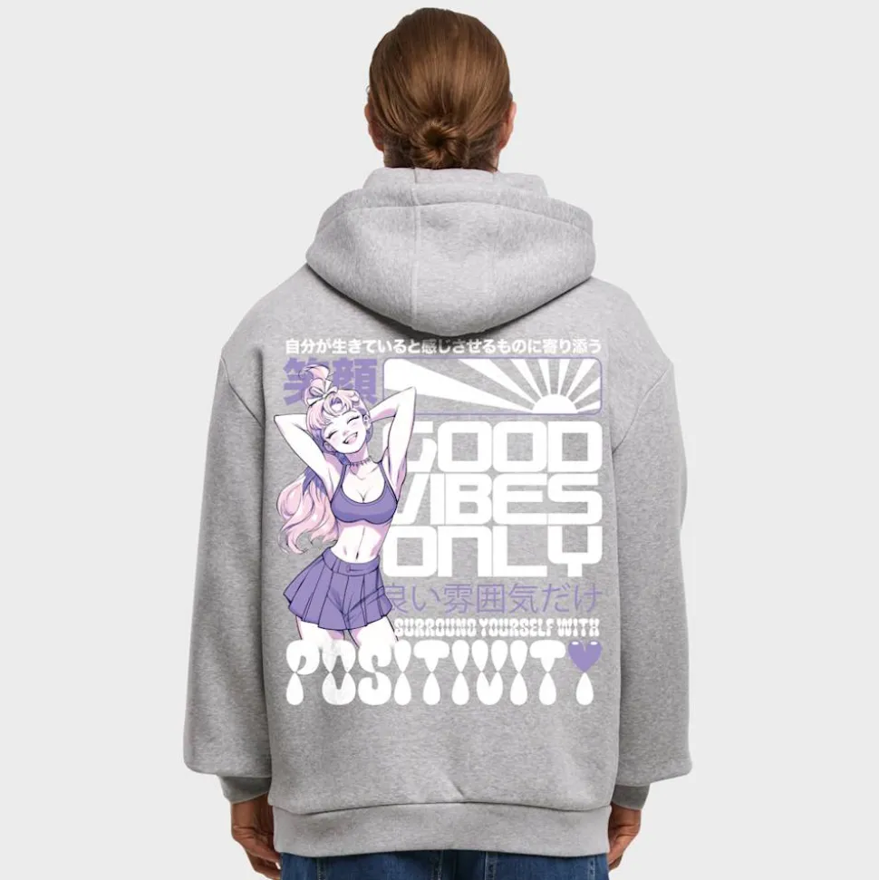 Manga Girl Fluffy Hoody