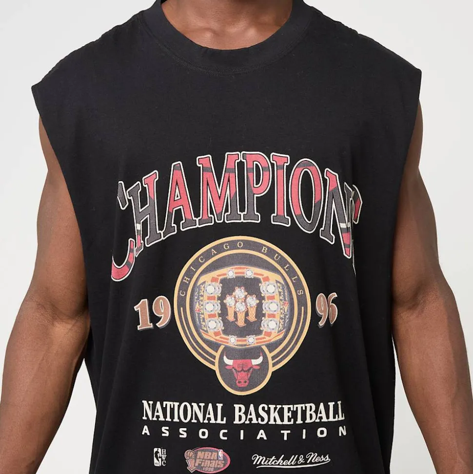 NBA Chicago Bulls 96 Champion Rings Sleeveless T-Shirt
