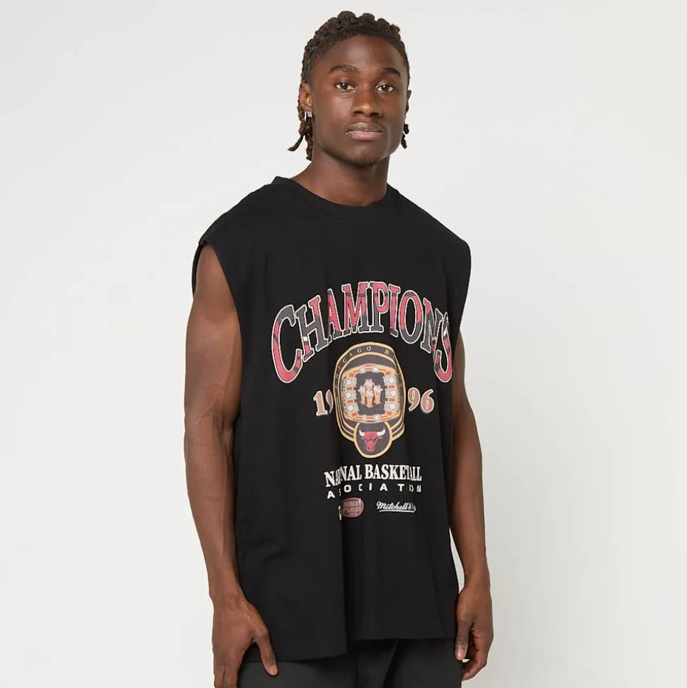 NBA Chicago Bulls 96 Champion Rings Sleeveless T-Shirt