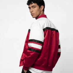 NBA Chicago Bulls Team Color Head Coach Light Weight Satin Jacket