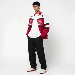 NBA Chicago Bulls Team Color Head Coach Light Weight Satin Jacket
