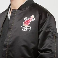 NBA Lightweight Satin Bomber Miami Heat