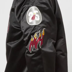 NBA Lightweight Satin Bomber Miami Heat