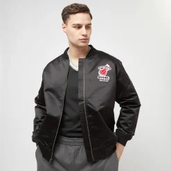 NBA Lightweight Satin Bomber Miami Heat