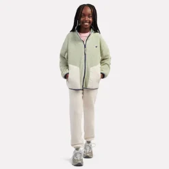 NB Premium Borg Fleece Zip Thru Funnel garter snake