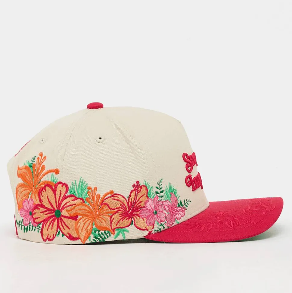 Not Impressed Floral Twill Trucker