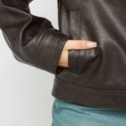OG Retro Pu Leather Boxy Jacket