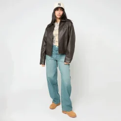 OG Retro Pu Leather Boxy Jacket