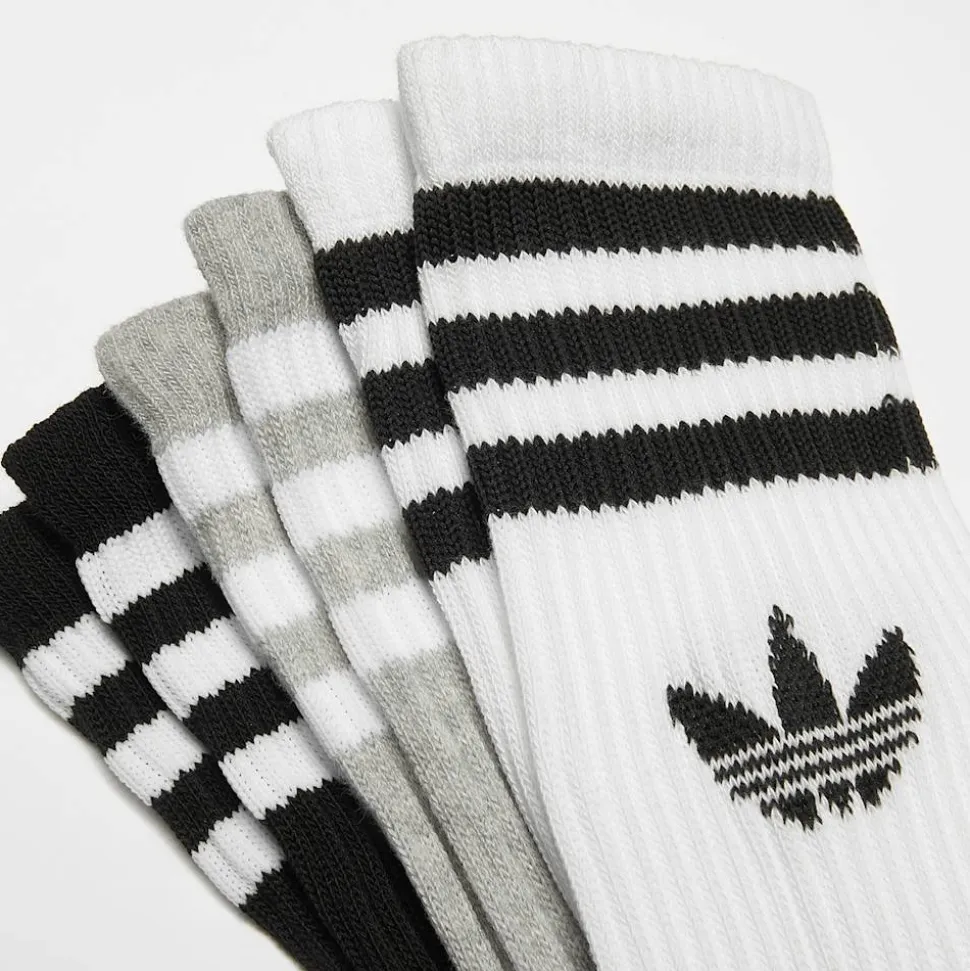 3 PACK - adicolor 3-Stripes Crew Socks