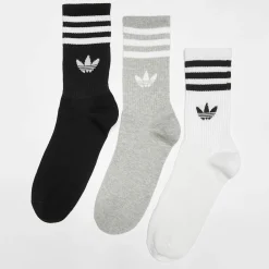 3 PACK - adicolor 3-Stripes Crew Socks