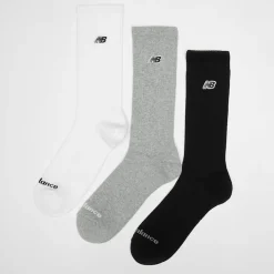 3 PACK - Black Patch Logo Crew