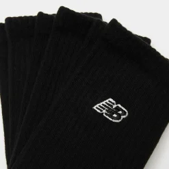 3 PACK - Black Patch Logo Crew
