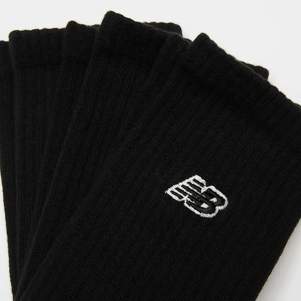 3 PACK - Black Patch Logo Crew