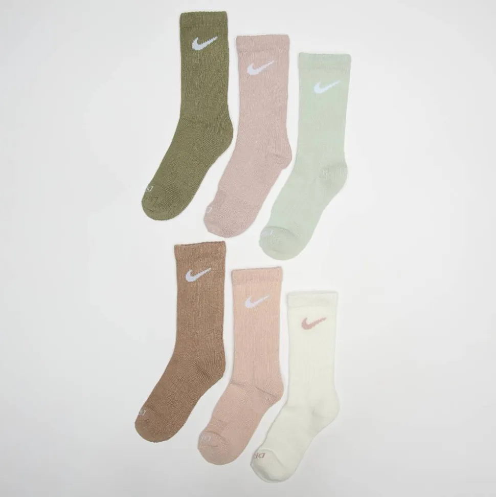 6 PACK - Cushioned Dri-FIT Crew Socks