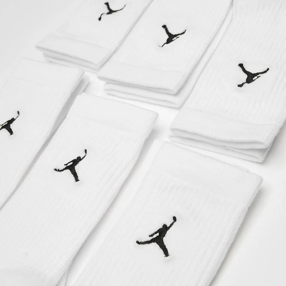 6 PACK - Everyday Cushioned Crew Socks