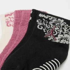 3 PACK - Infant/Toddler Floral Lace Quarter