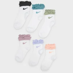 6 PACK - NHG Ruffle Ankle Socks