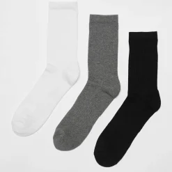 3 PACK - Small Logo Essential Crew Socks