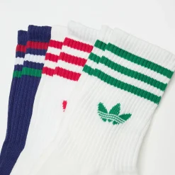 3 PACK - 3 Stripes Crew Socks