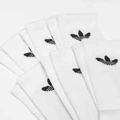 6 PACK - Trefoil Cushion Crew Socks
