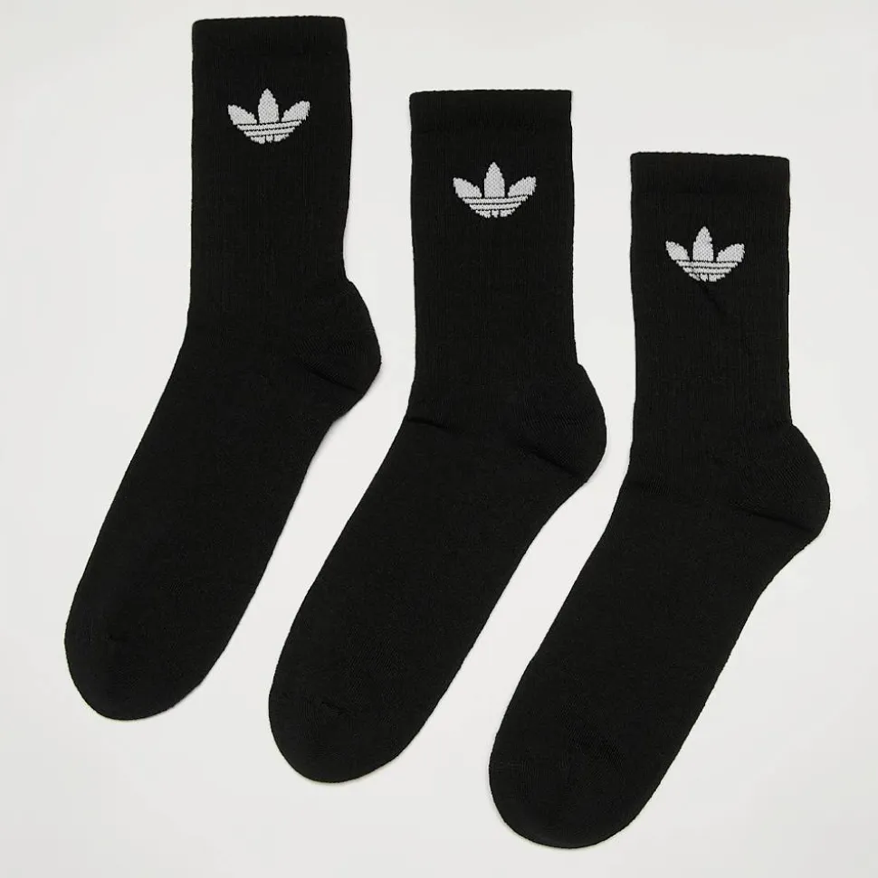 3 PACK - Trefoil Cushion Crew Socken