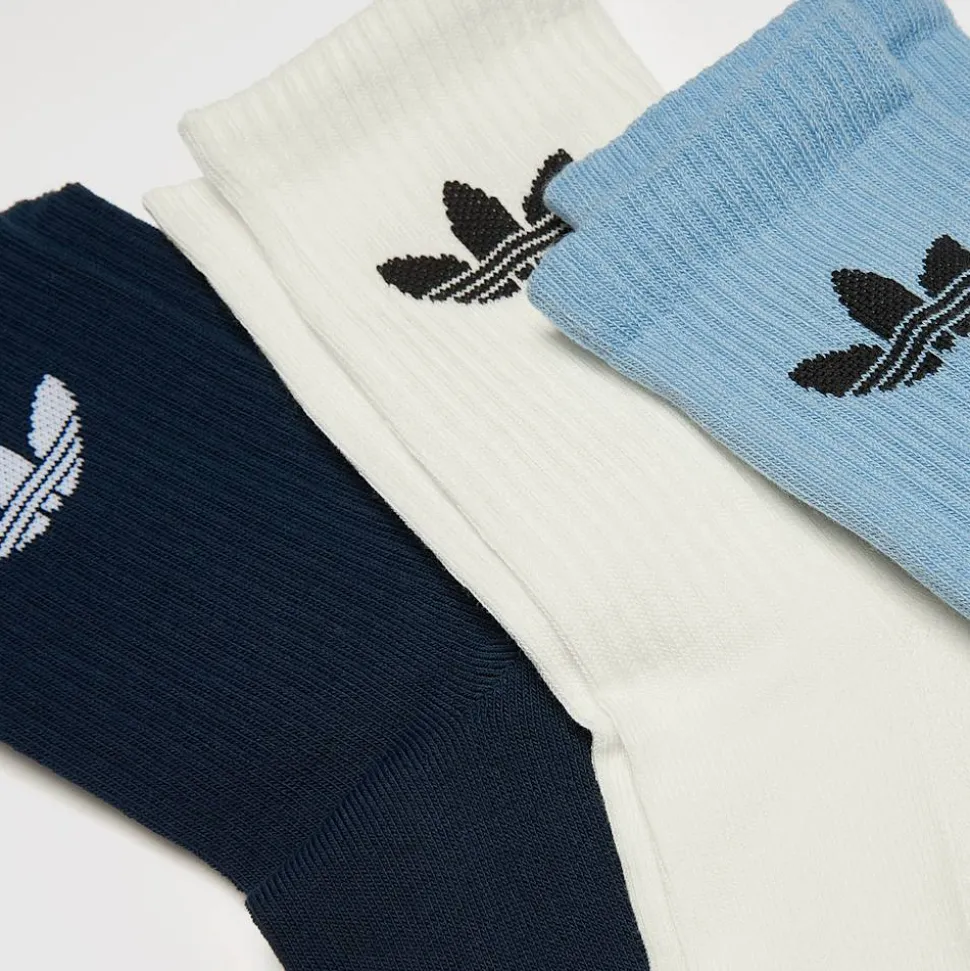 3 PACK - Trefoil Cushion Crew Socken