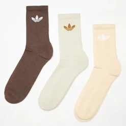 6 PACK - Trefoil Cushion Crew Socks