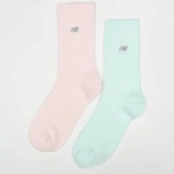 2 PACK - Waffle Knit Mid Crew Socks