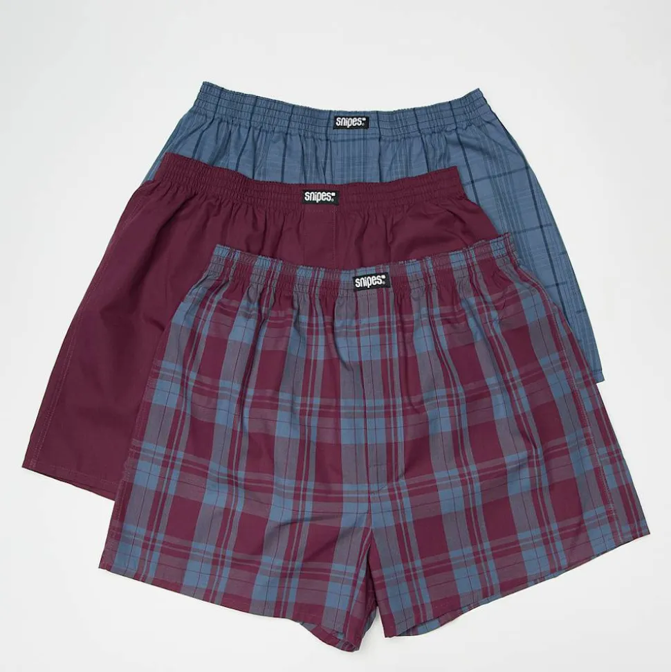 3 PACK - Woven Label Woven Boxershorts