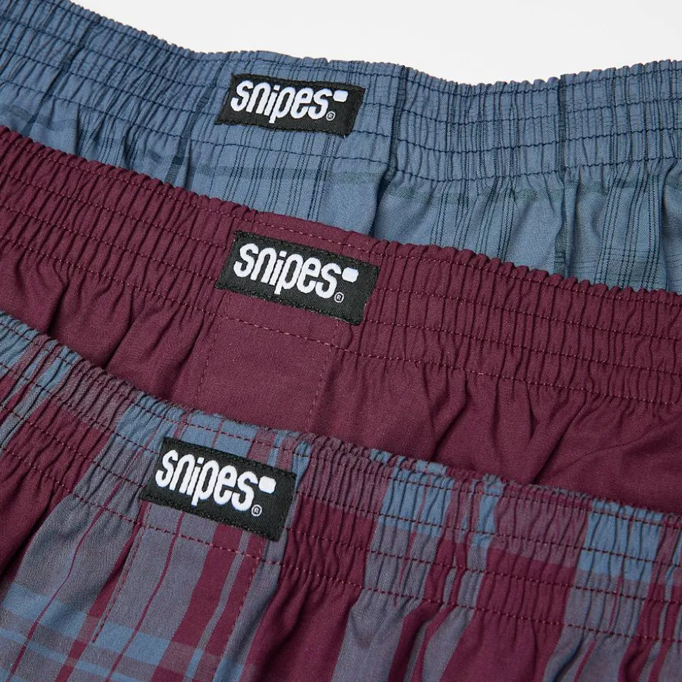 3 PACK - Woven Label Woven Boxershorts