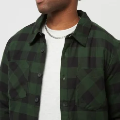 Padded Check Flannel Shirt