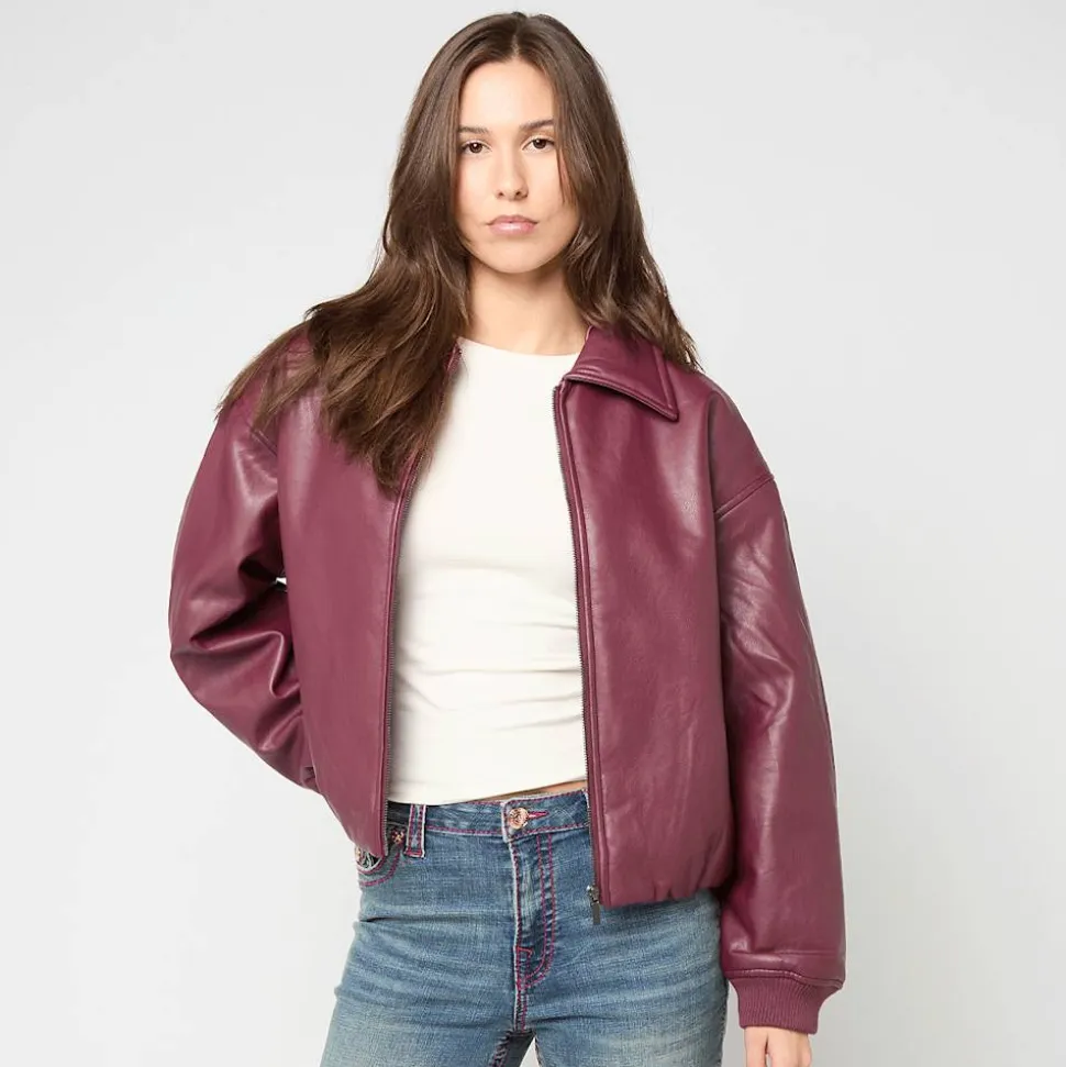 Padded PU Jacket