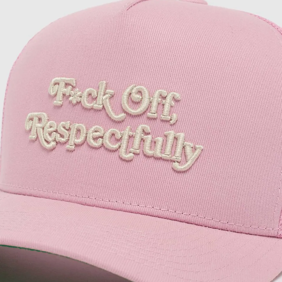 Respectfully Twill Mesh Trucker